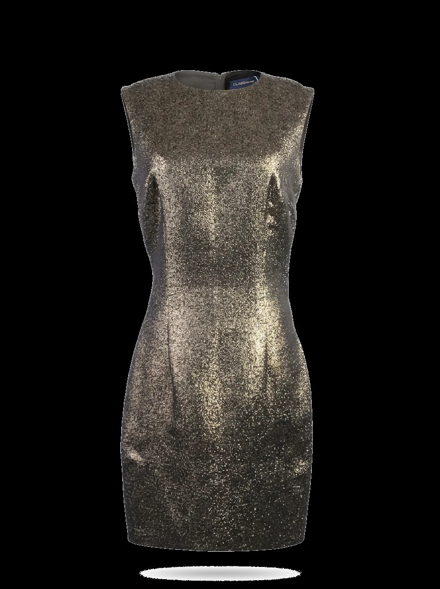 Roberto Cavalli Yellow Polyester Cocktail Dress — 1