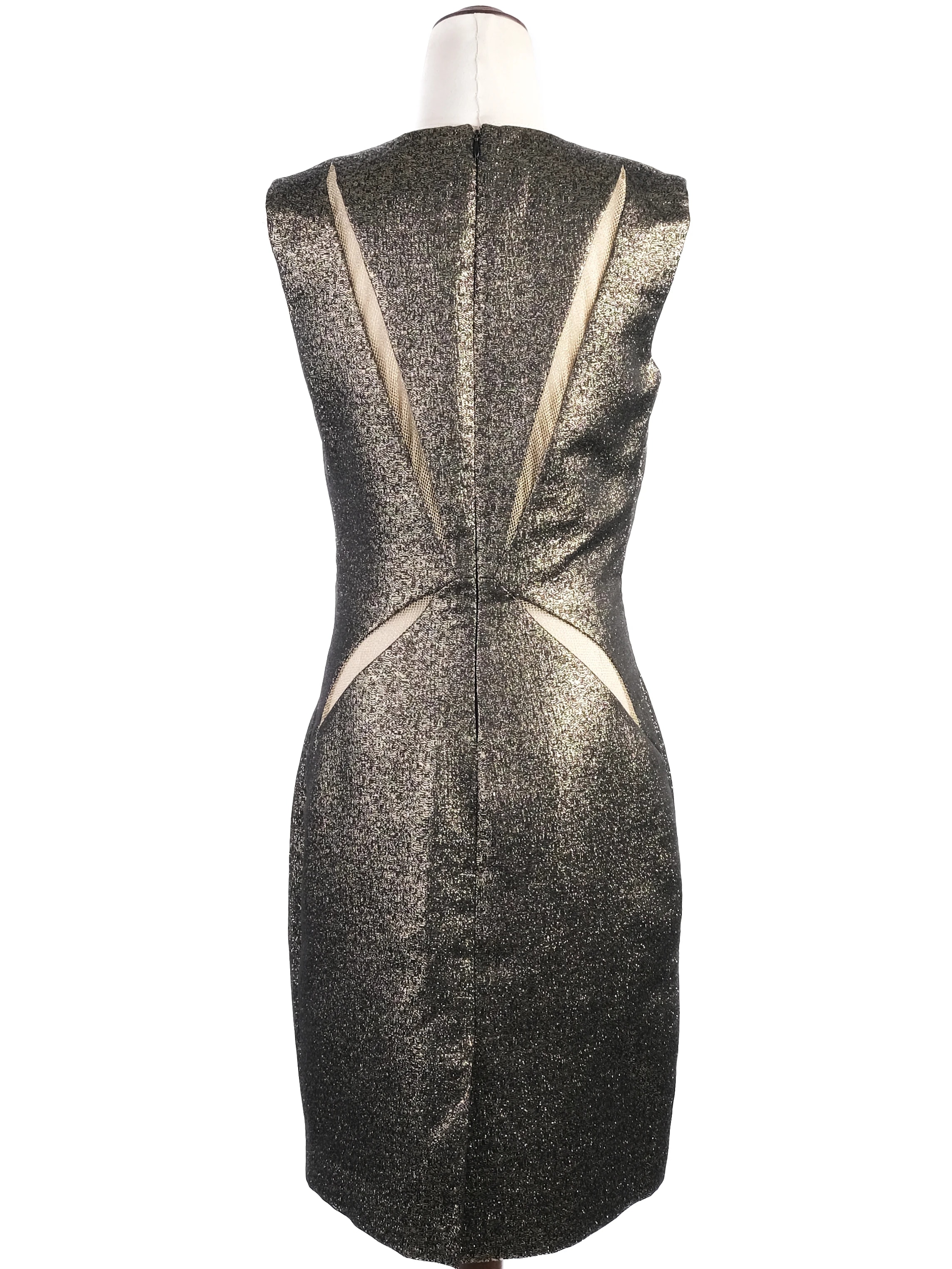 Roberto Cavalli Yellow Polyester Cocktail Dress — 3