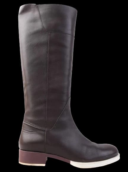 Tod's Orange Leather Boots — photo 1