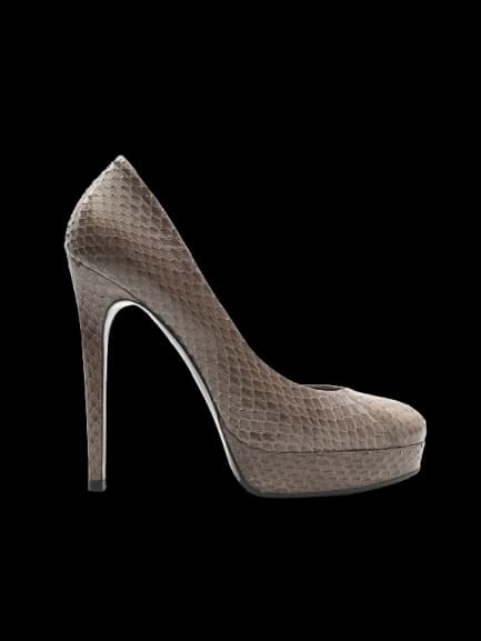 Barbara Bui Gray Leather Pumps — photo 1