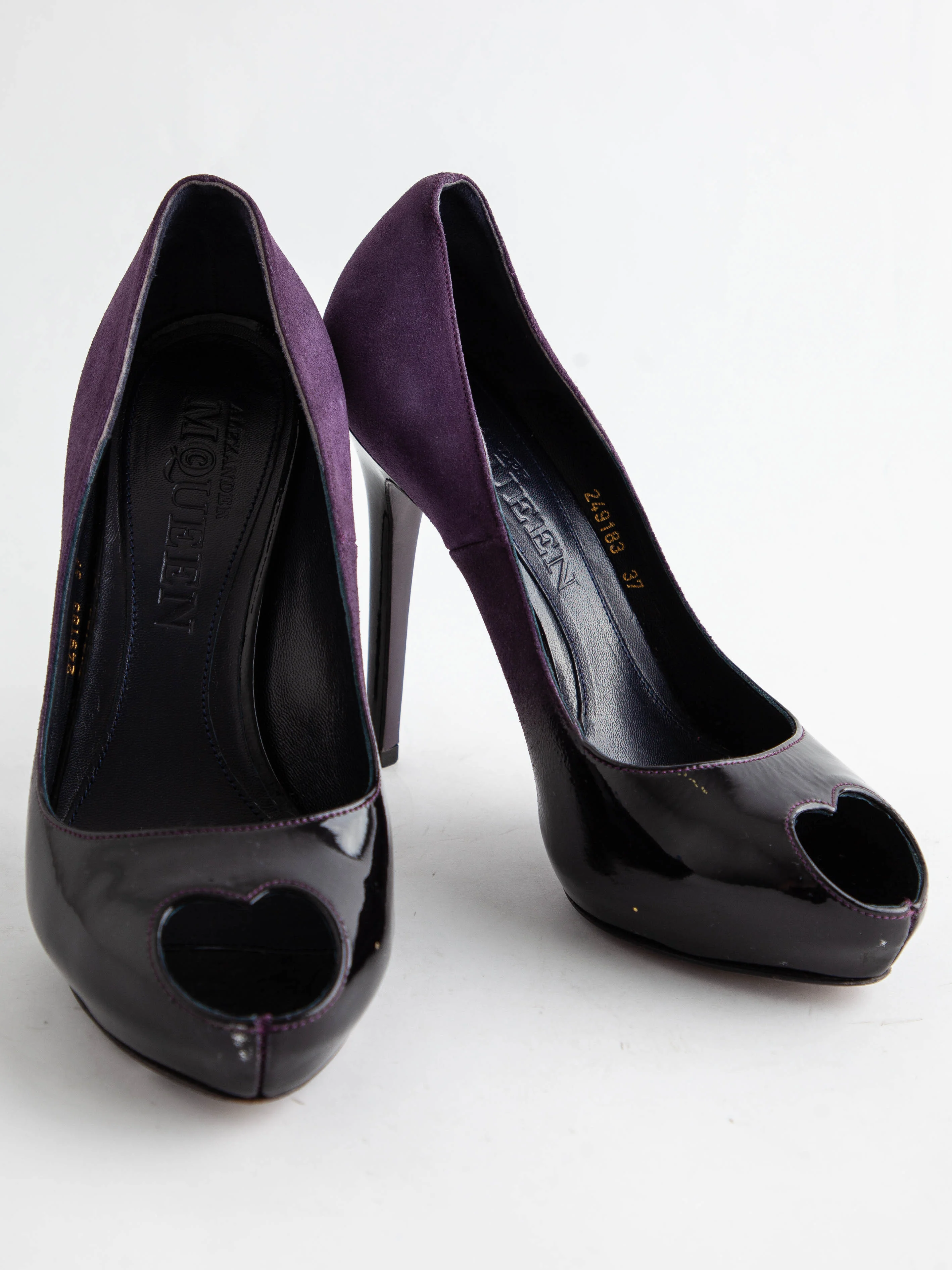 Alexander McQueen Purple Lacquer Pumps — 3