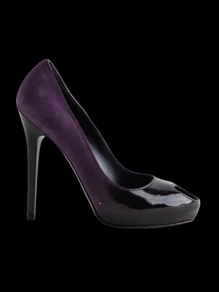 Alexander McQueen Purple Lacquer Pumps — 1