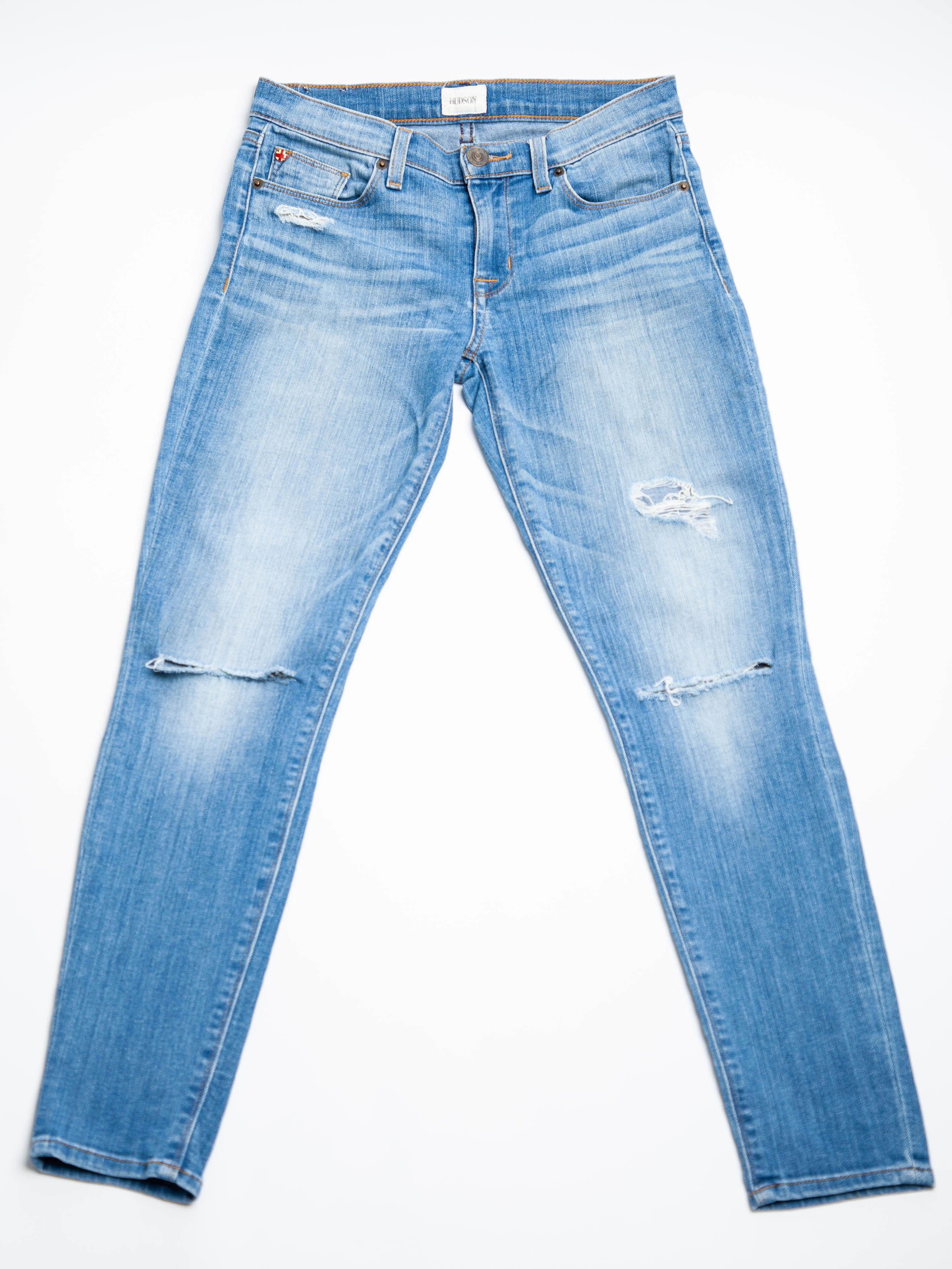 Hudson Jeans Blue Cotton Jeans — 2