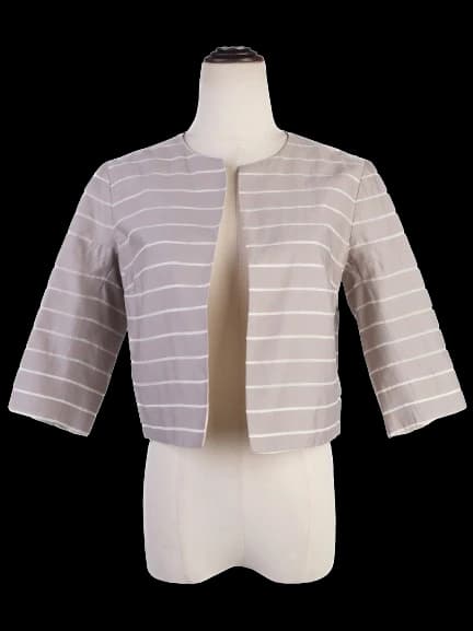 Weekend MaxMara Gray Cotton Blazer