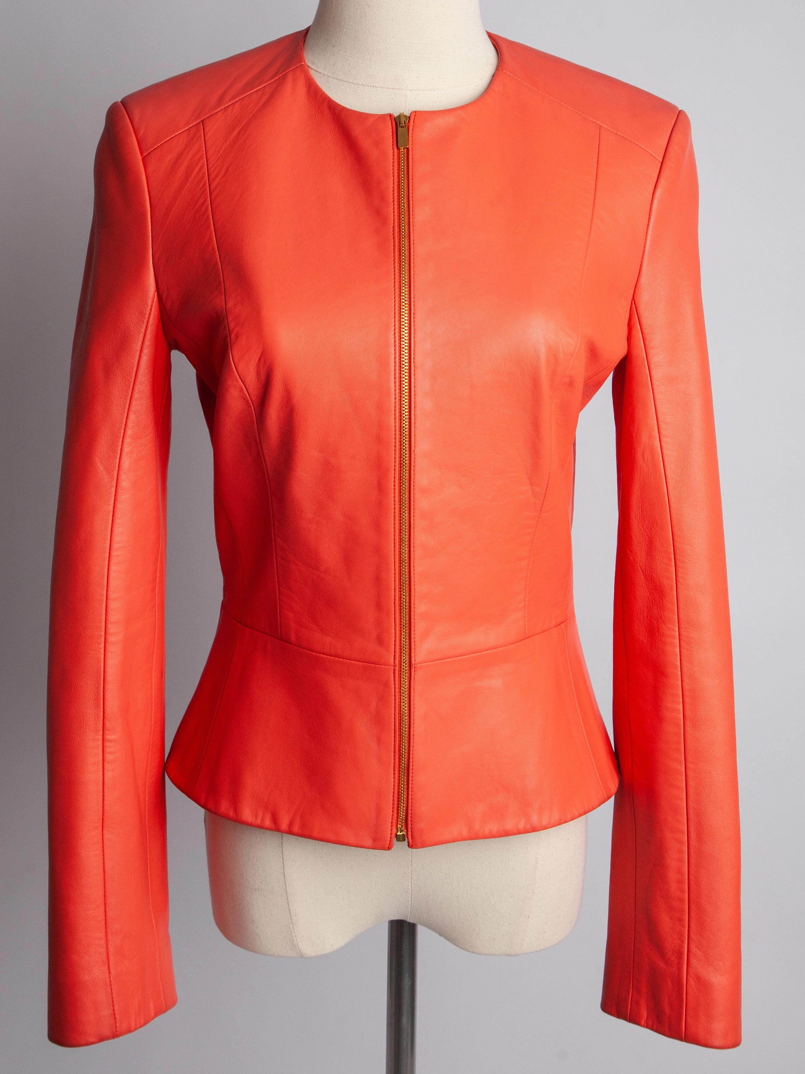 Michael Kors Pink Leather Jacket — 3