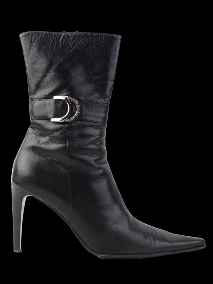 Giorgio Fabiani Black Leather Boots — 1