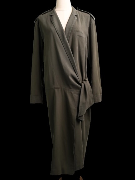 Max Mara Green Cotton Trench Coat — 1