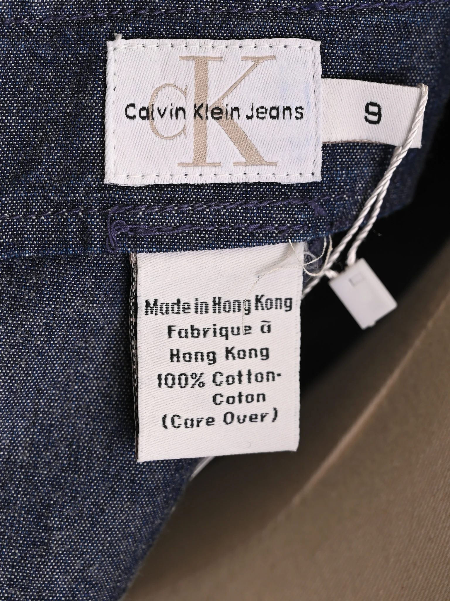 Calvin Klein Blue Cotton Sundress — 3