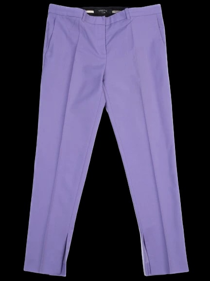 Versace Pink Wool Tailored Trousers — 2
