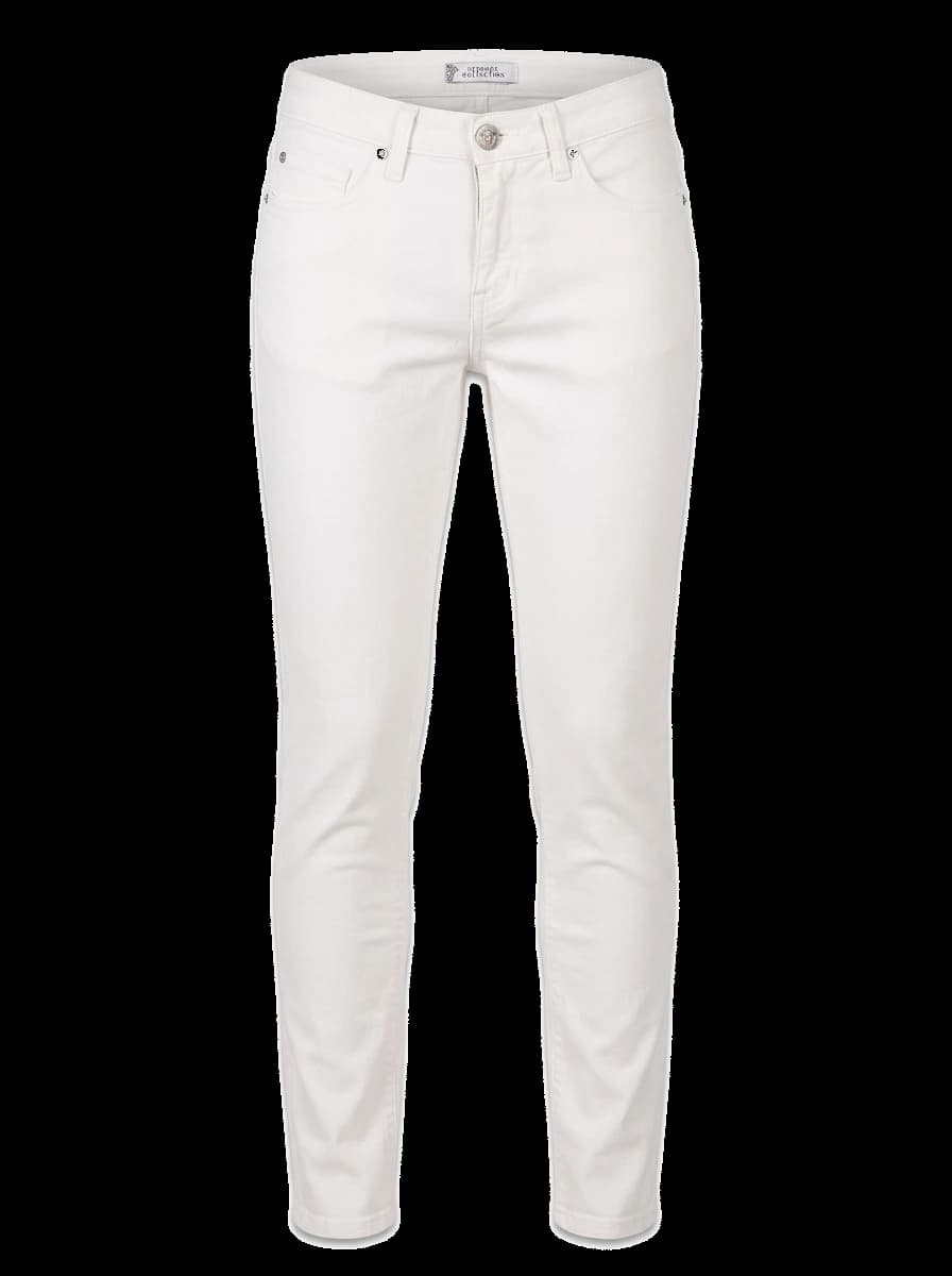 Versace White Cotton Skinny Jeans — photo 1