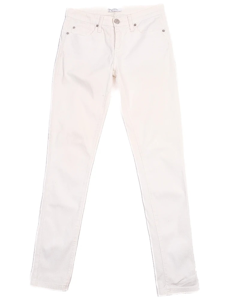 Versace White Cotton Skinny Jeans — 3