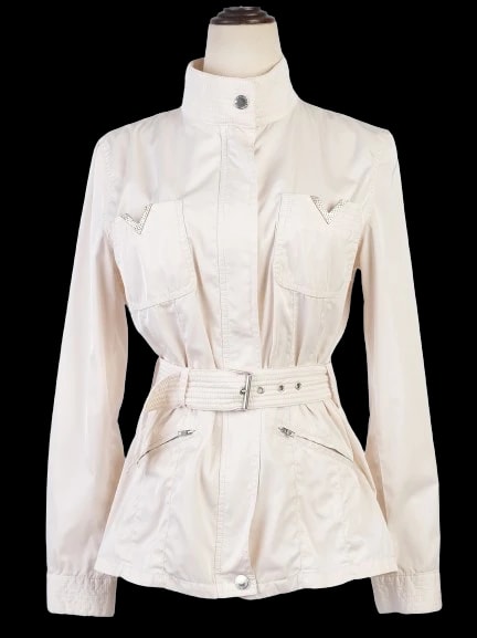 Red Valentino White Polyester Jacket — 2