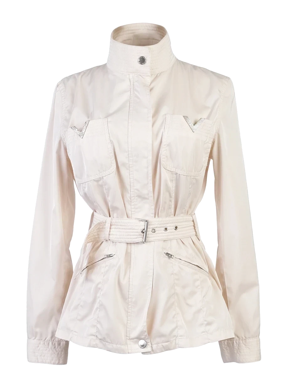 Red Valentino White Polyester Jacket — 1