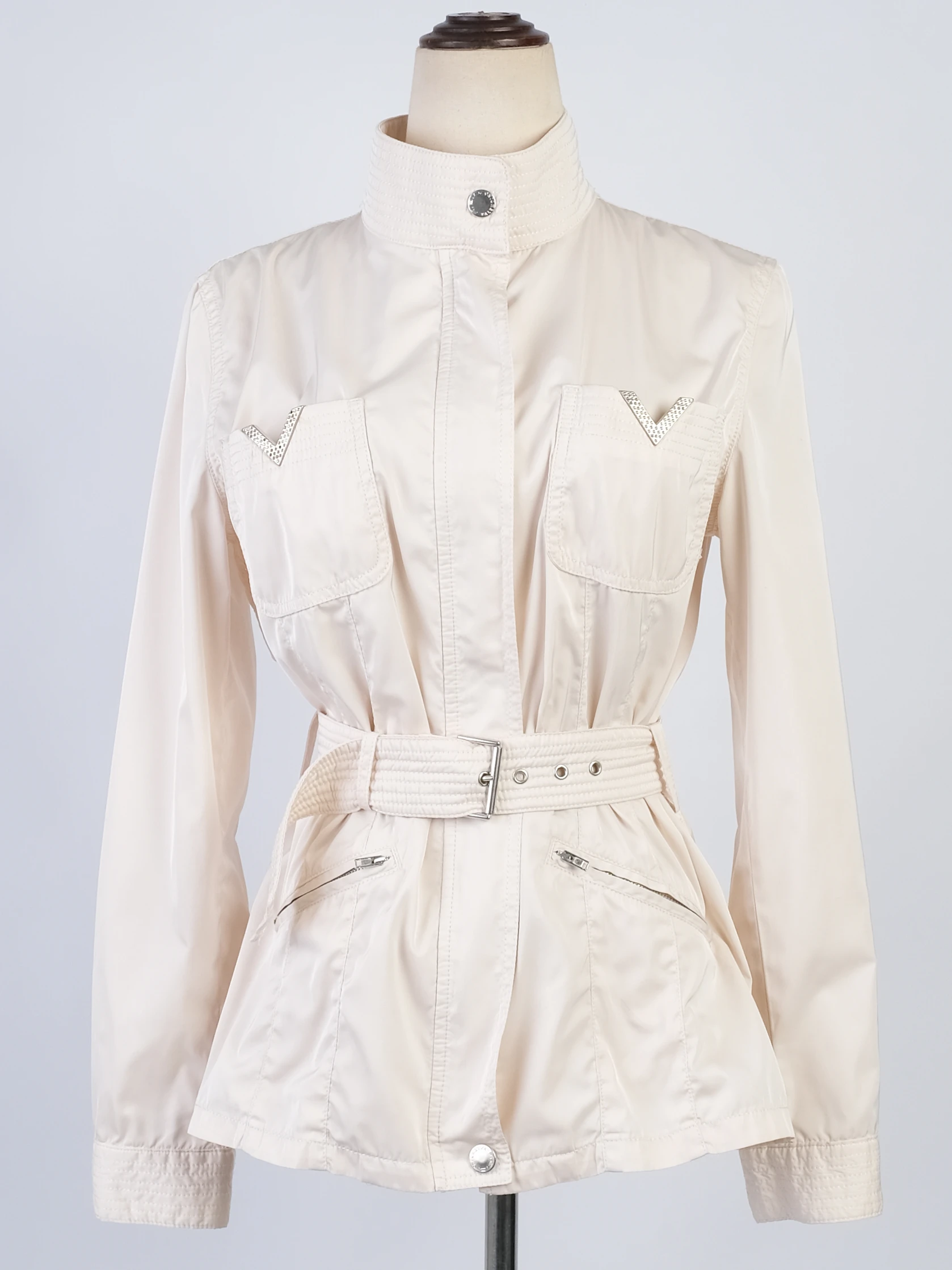 Red Valentino White Polyester Jacket — 3