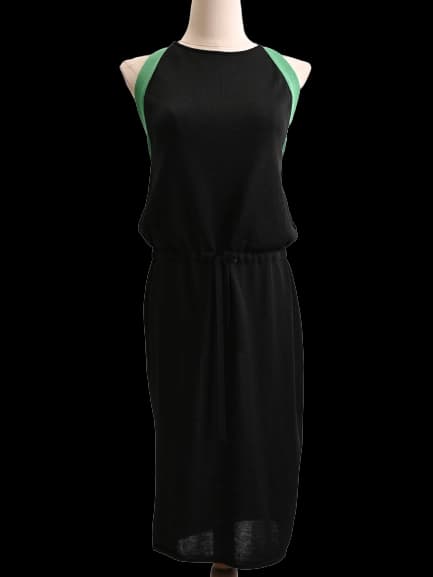 Iceberg Black Viscose Sleeveless Dress — photo 1