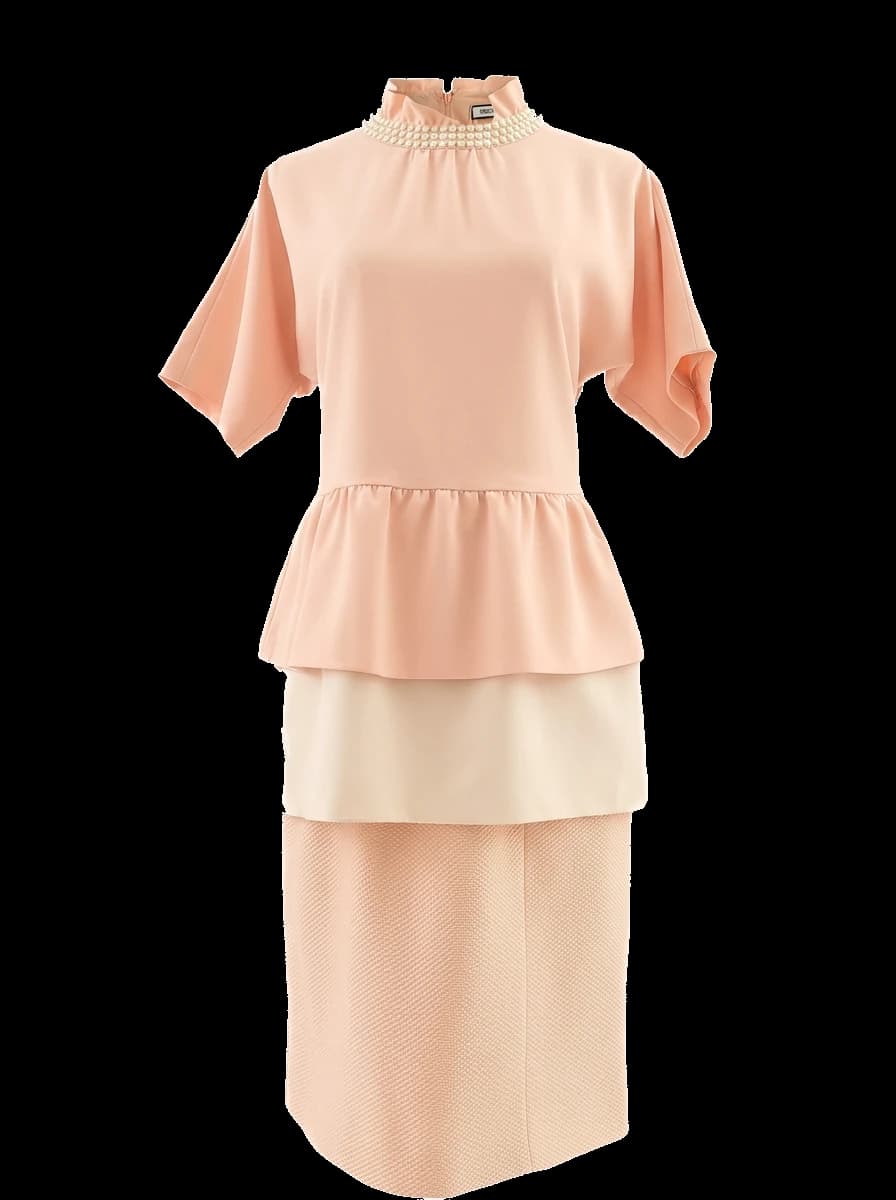 Moschino Pink Viscose Suit Set — photo 1