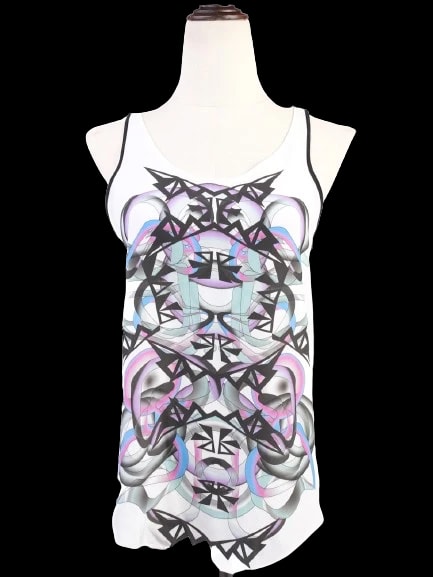 Sandro White Silk Top — 1