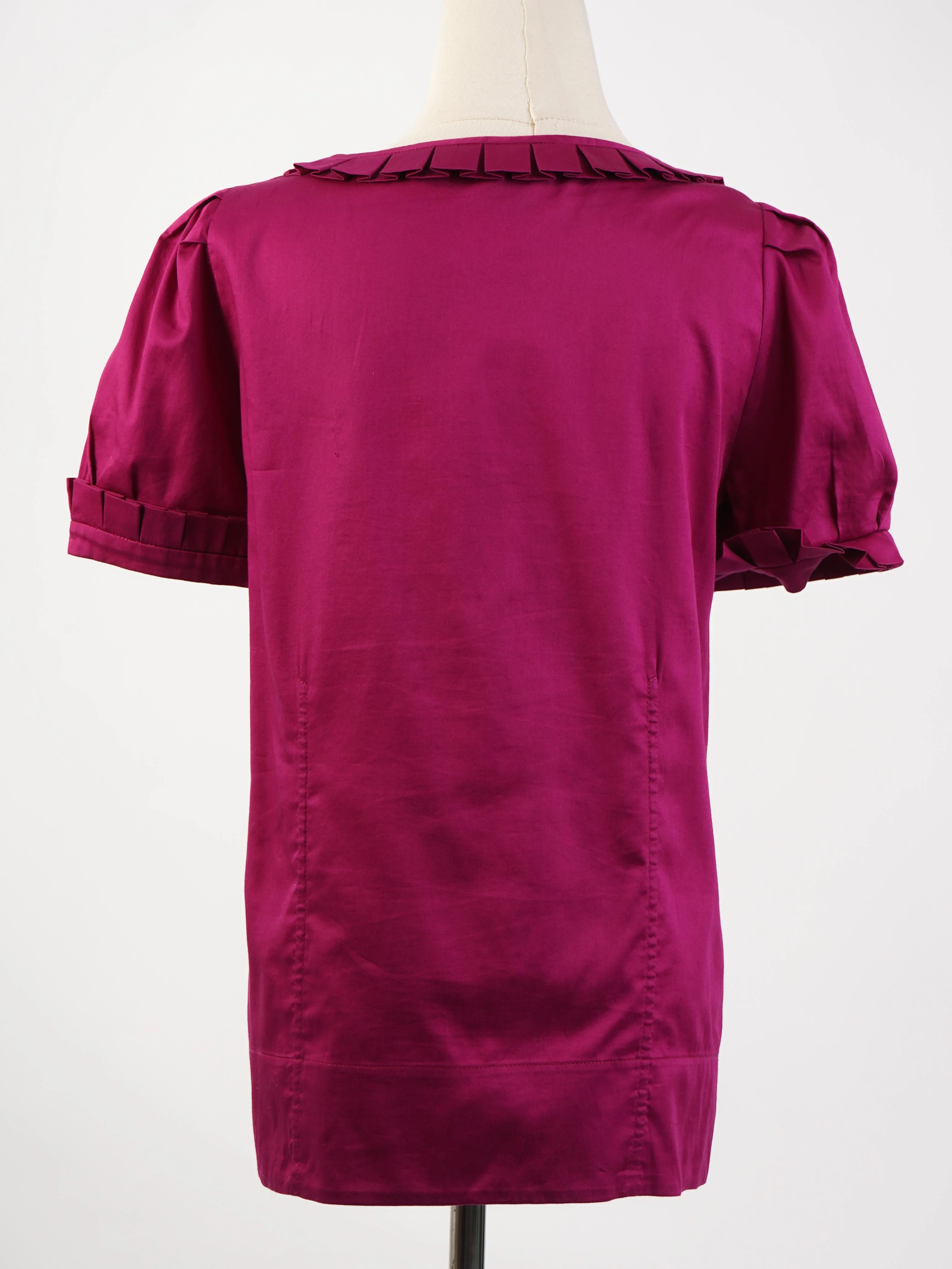 Marc Jacobs Purple Cotton T-Shirt — 3