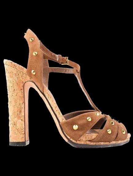 Gucci Orange Sandals — 1