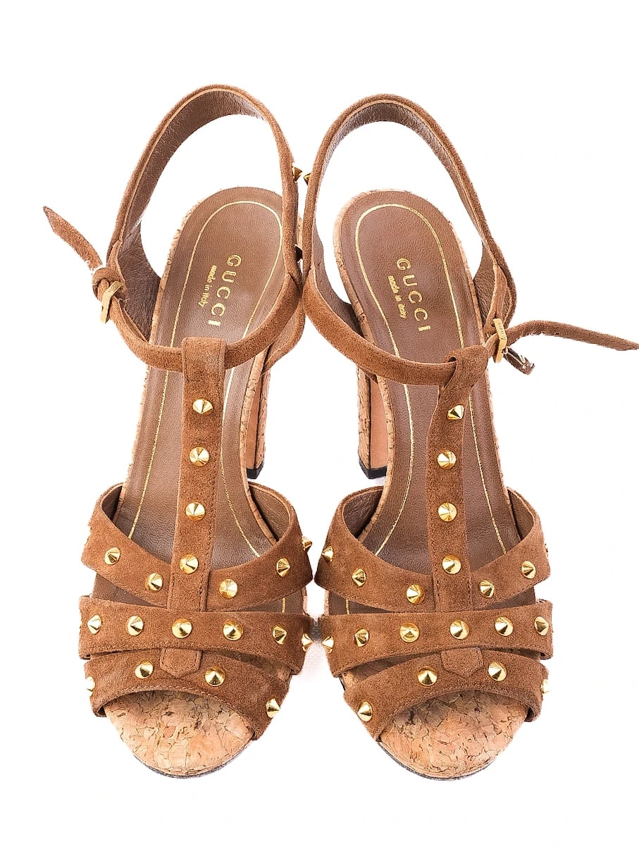 Gucci Orange Sandals — 2