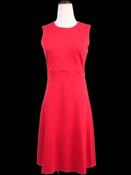 Joseph Red Wool Cocktail Dress — photo 1