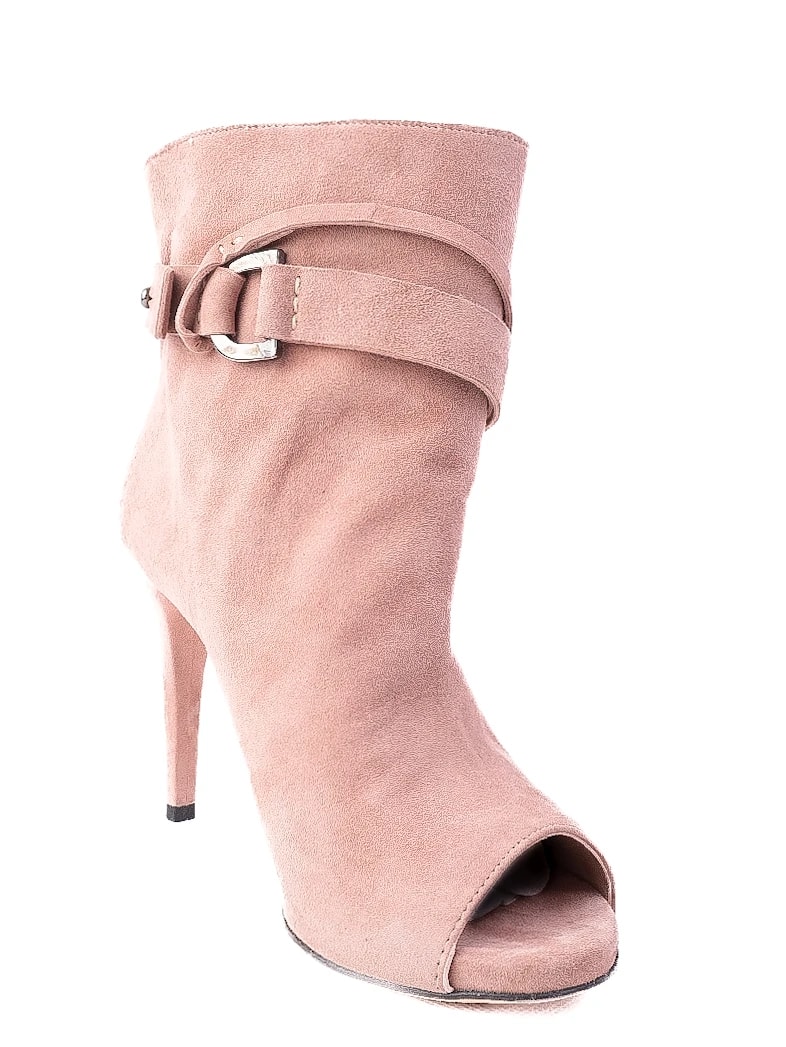 Stuart Weitzman Pink Leather Boots — 2