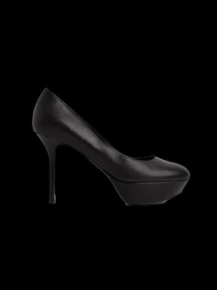 Sergio Rossi Black Leather High Heel Pumps