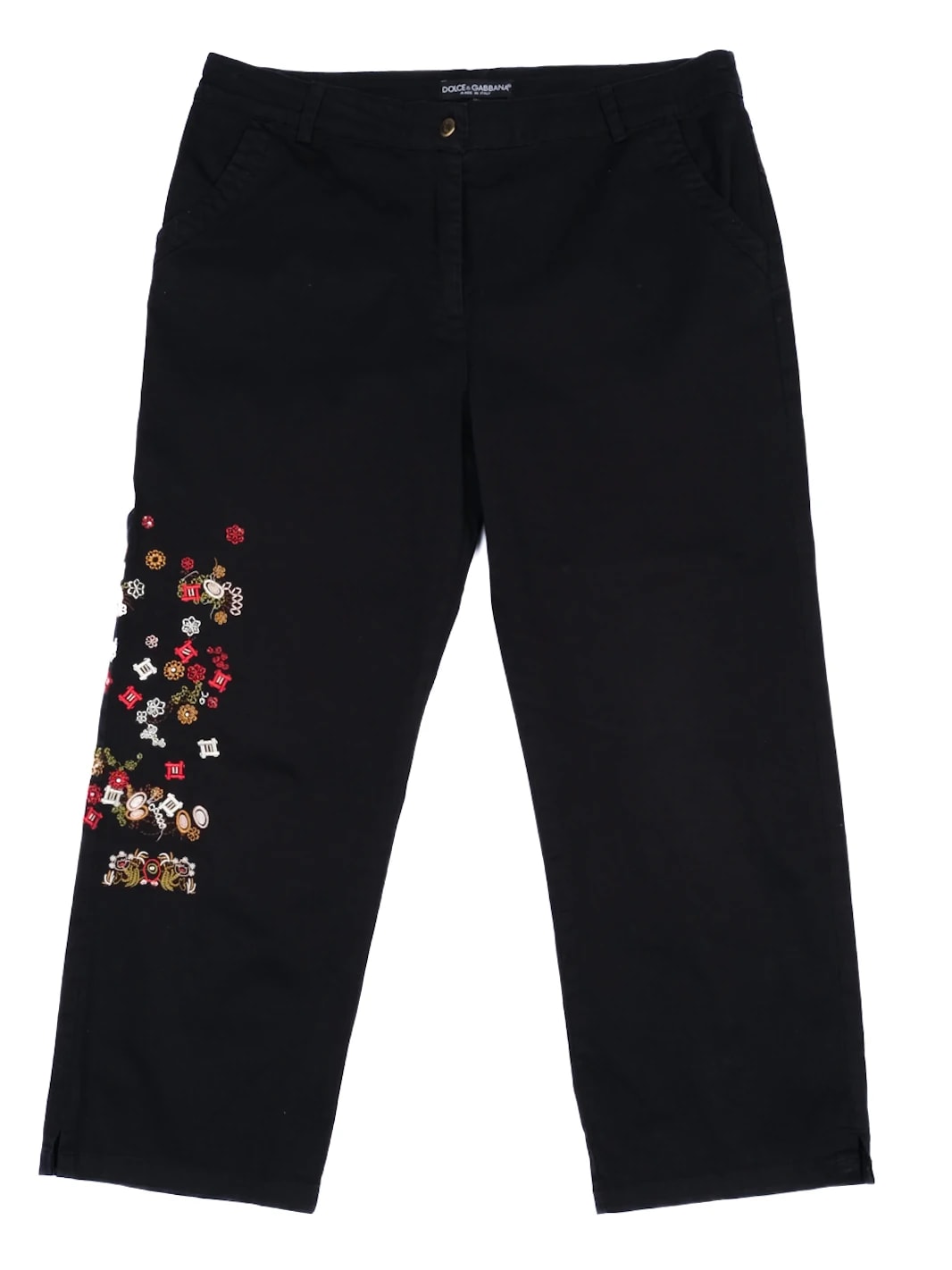 Dolce Gabbana Black Cotton Suit Set — 3