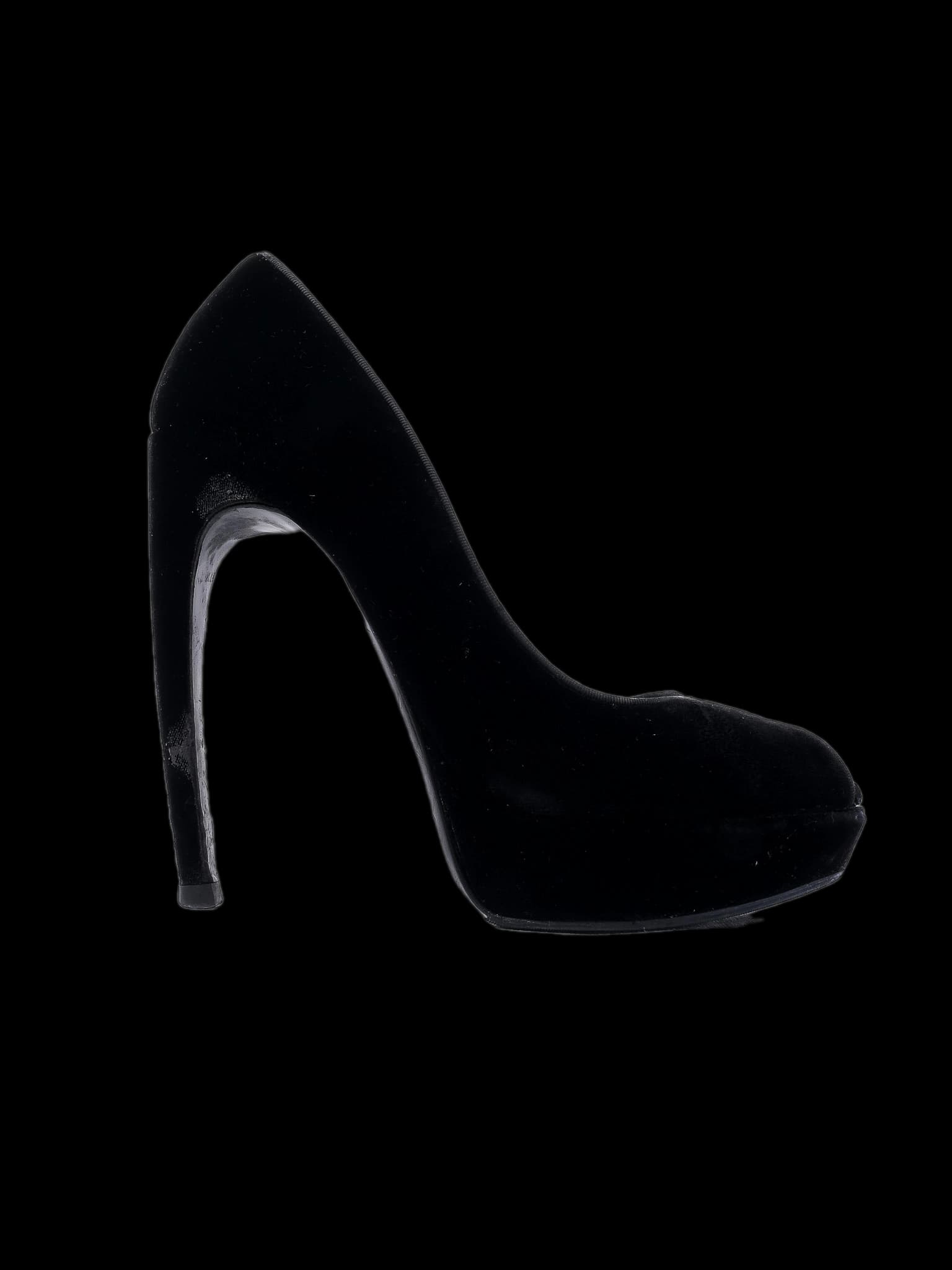 Alexander McQueen Black Leather High Heel Pumps — photo 1