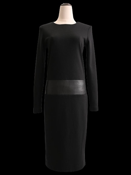 Max Mara Black Long Sleeve Dress — 1