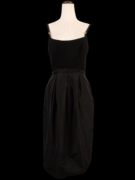 Max Mara Black Polyester Cocktail Dress — 2