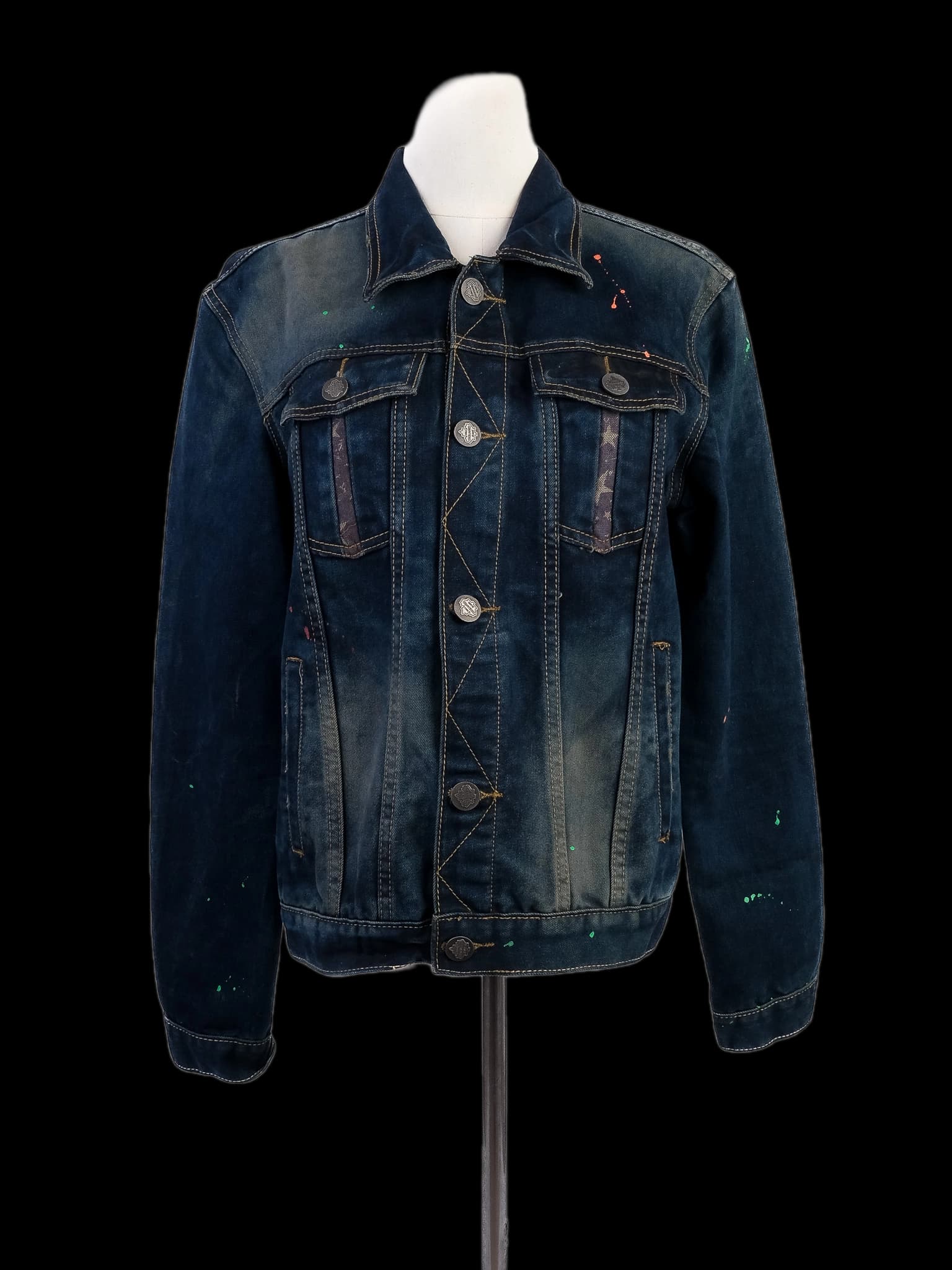 Dsquared2 Blue Cotton Denim Jacket