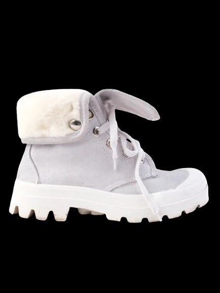 Judari Blue Leather Canvas Sneakers — 1