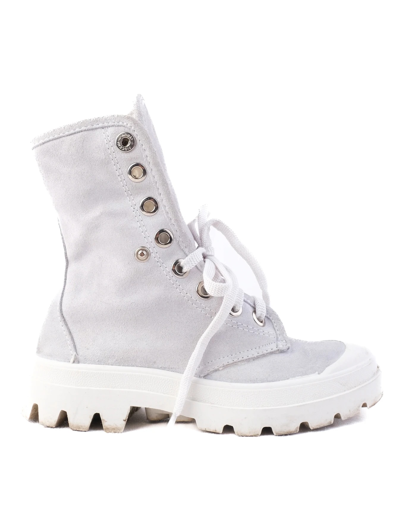 Judari Blue Leather Canvas Sneakers — 2