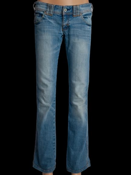 Armani Jeans Blue Cotton Straight Jeans — photo 1