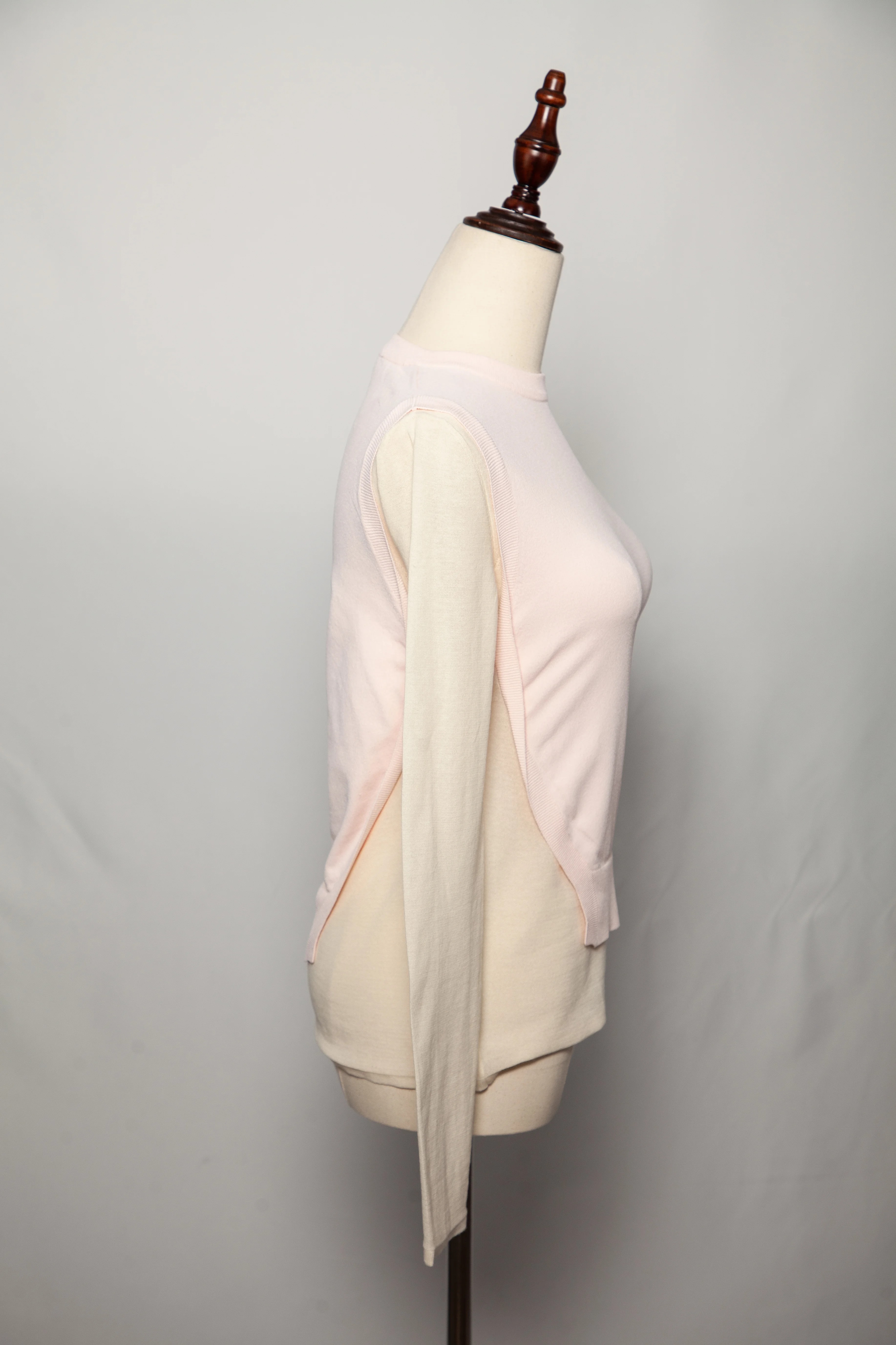 Cedric Charlier Pink Polyester Pullover — 2