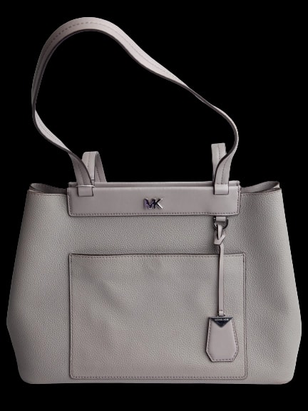 Michael Kors Gray Leather Everyday Bag — 1