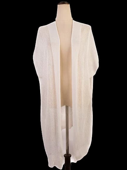 PierAntonio Gaspari White Viscose Cardigan