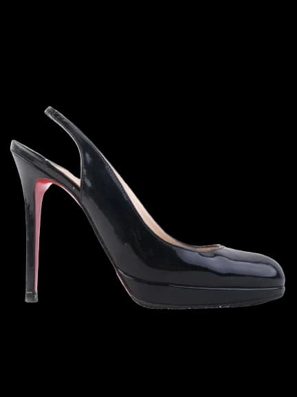 Christian Louboutin Black Leather Sandals — photo 1