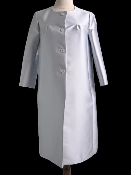 Tara Jarmon Gray Polyester Coat — photo 1