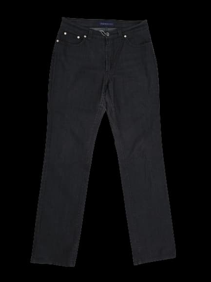 Trussardi Black Cotton Straight Jeans — photo 1