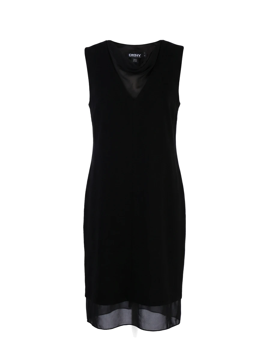 DKNY Black Cocktail Dress — 1