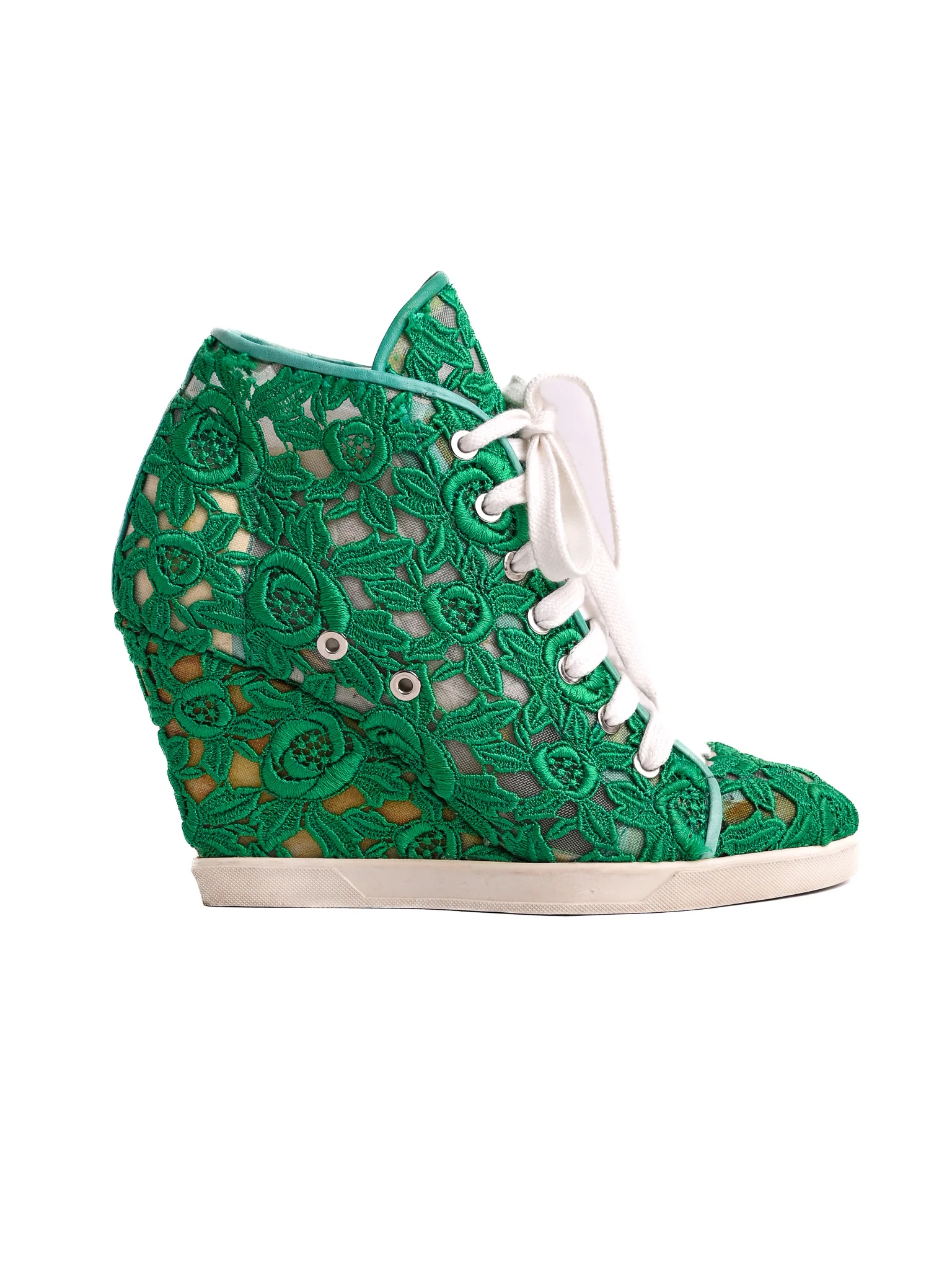Judari Green Canvas Sneakers — 2