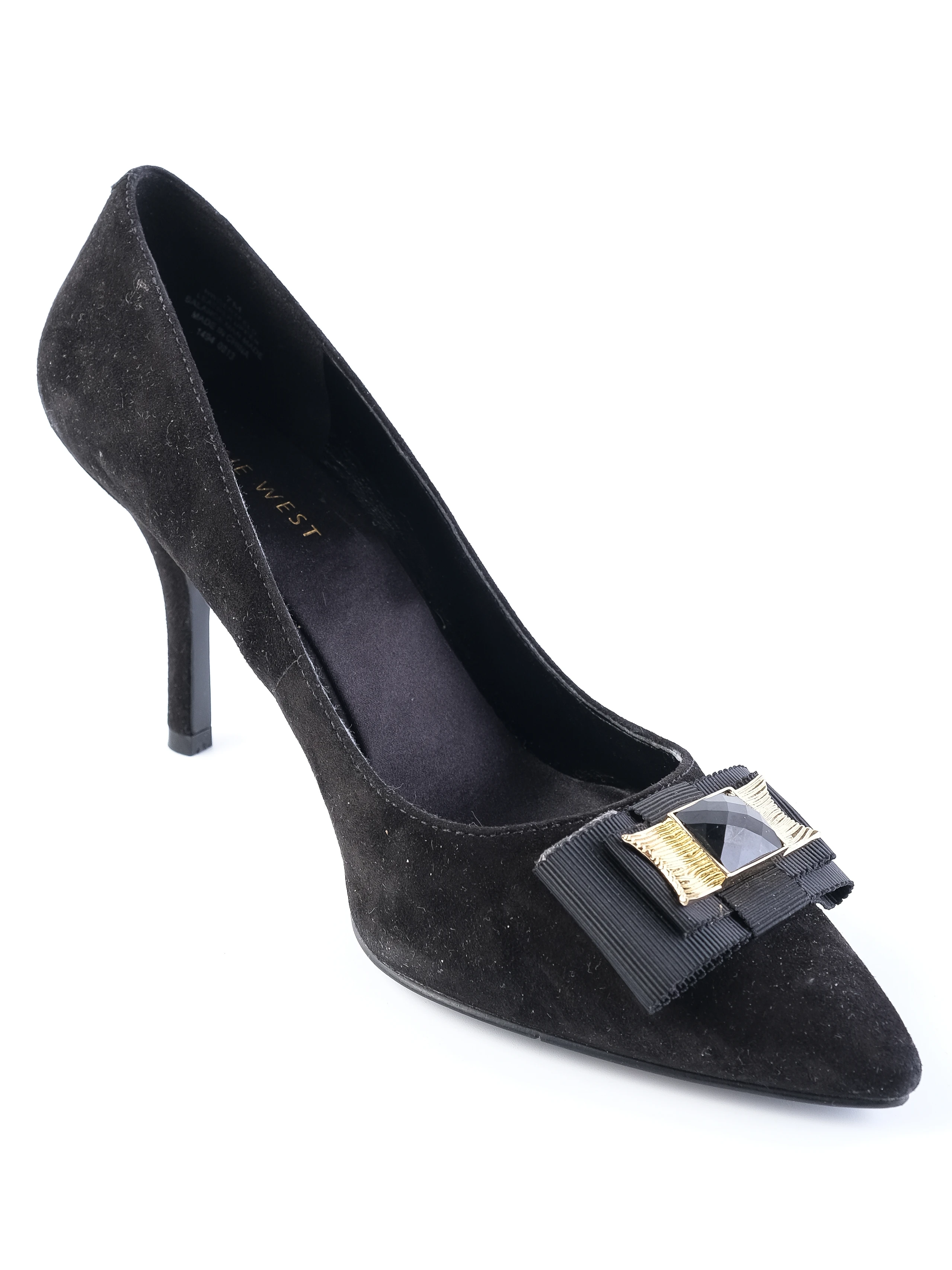 Nine West Black Genuine suede Pumps — 3