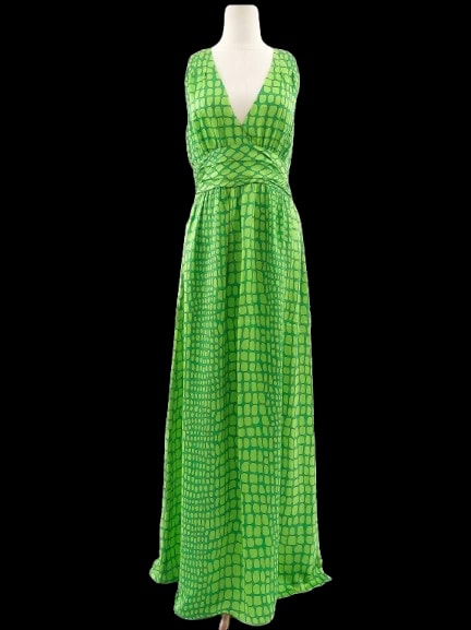 Moschino Green Silk Casual Dress — 2