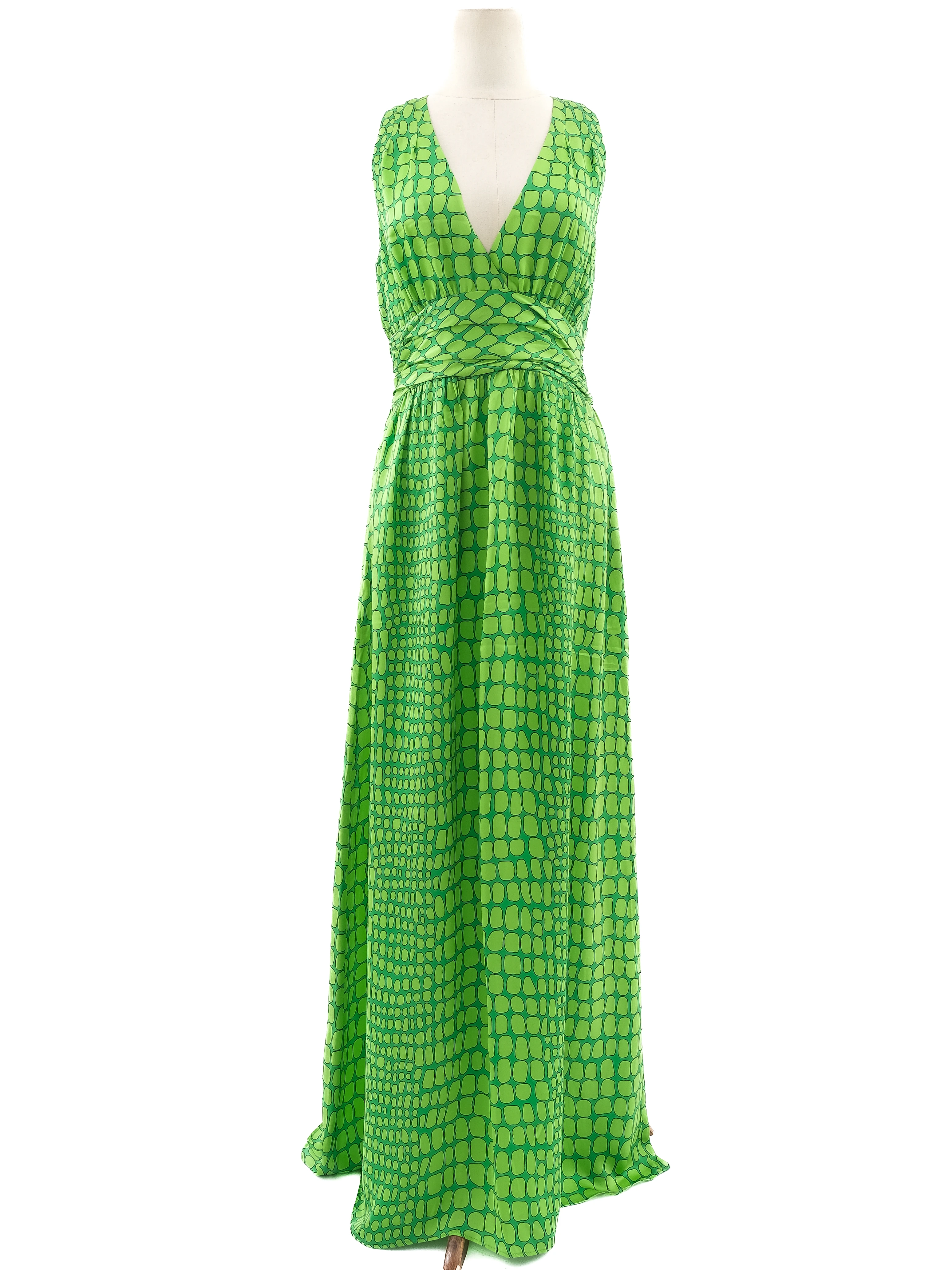Moschino Green Silk Casual Dress — 3