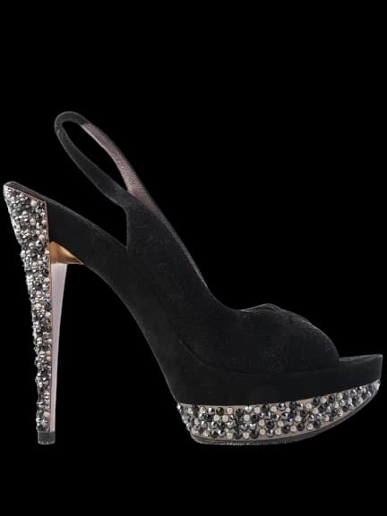 Casadei Black Genuine suede Sandals