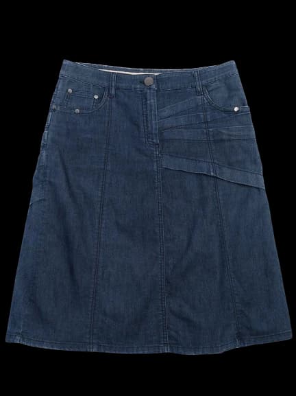 La Perla Blue Cotton Pencil Skirt — photo 1