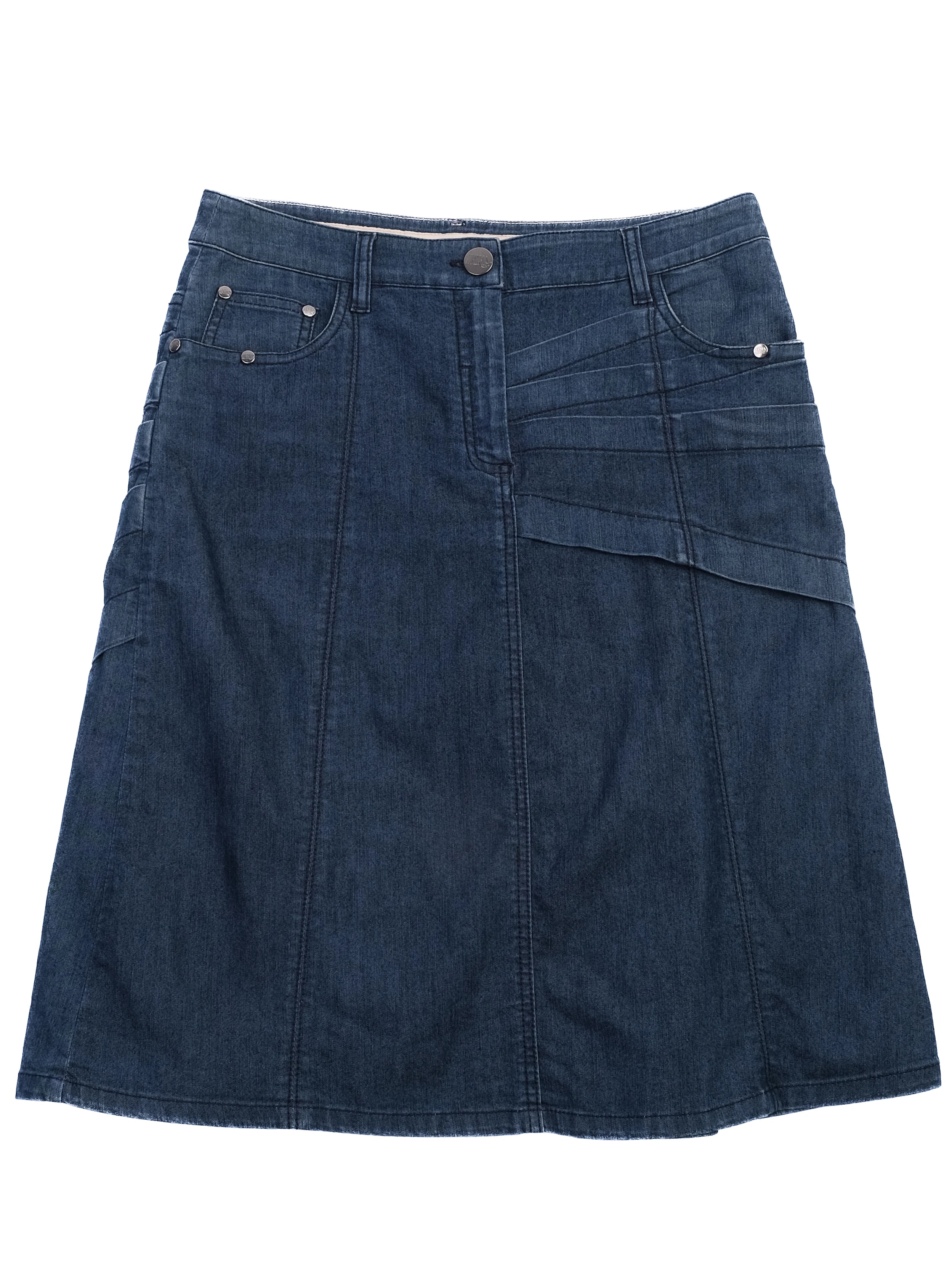La Perla Blue Cotton Pencil Skirt — 2