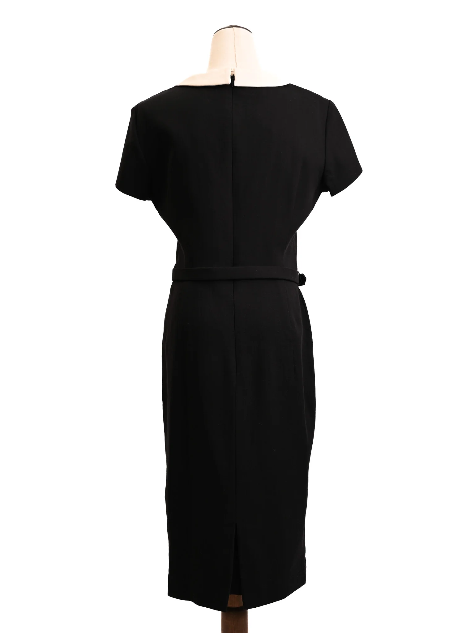Escada Black Silk Midi Dress — 2